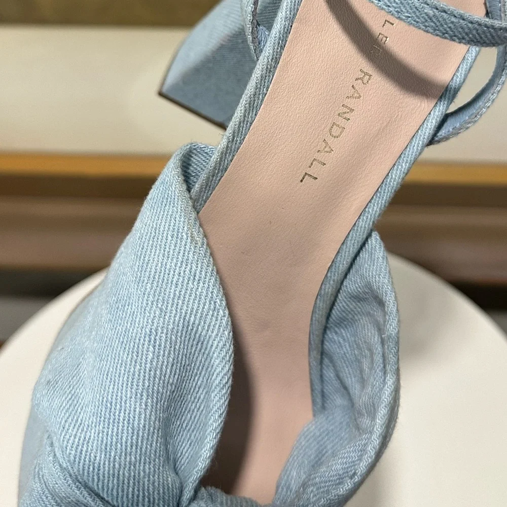 🌹LOEFFLER RANDALL🌹 Roz 120MM Knot Platform Sandals Size: 7.5